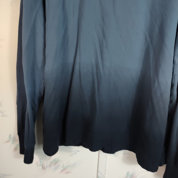 Splendid Blue Ombre Sweatshirt XL - Picture 3 of 9